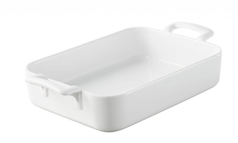 REVOL Belle Cuisine Rectangular Roasting Dish 385 QT White