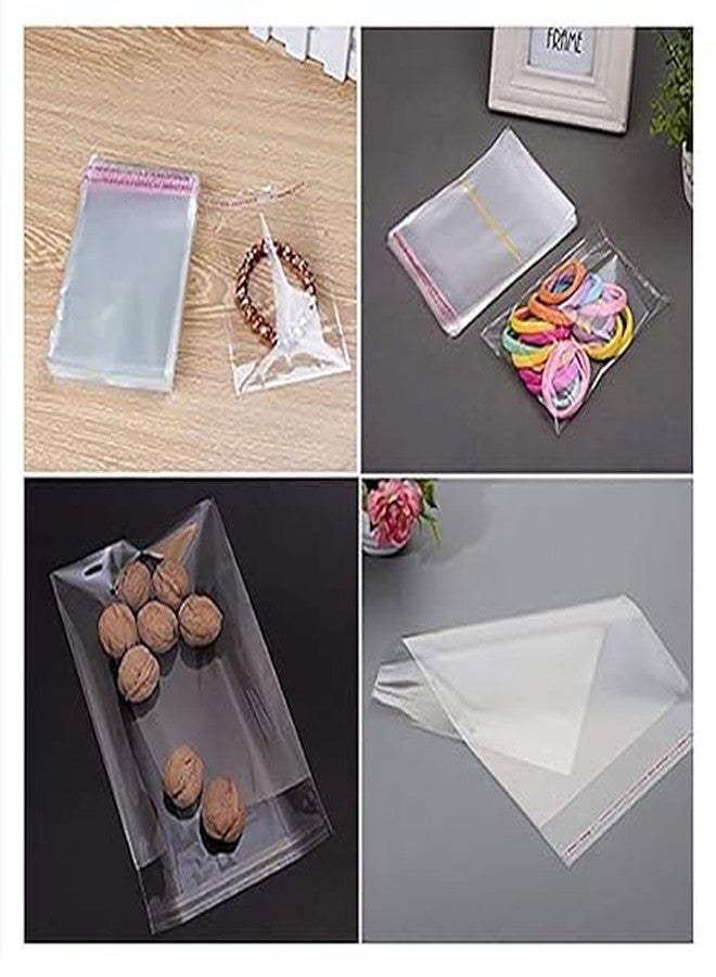 Awadh Transparent Standup Zipper Pouch | Reusable LDPE Zip Lock Bag for Food Storage | Product Packing Pouch | Clear Zip Seal Pouch For Travel and Home Use | (pack of 50) - Image 5