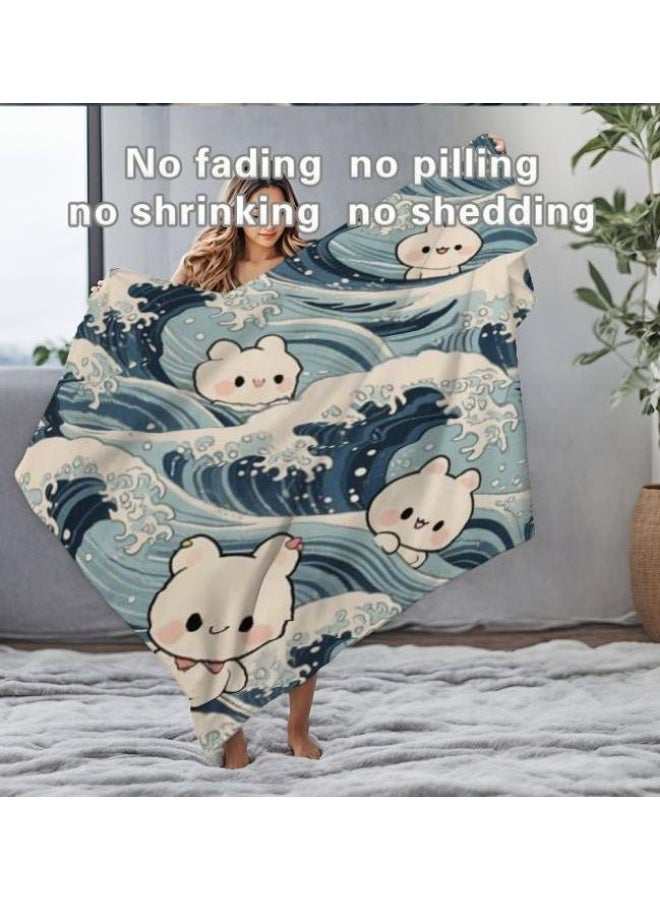 عام بطانية رقيقة من الفانيلا الكرتونية للأطفال والرضع (دافئة ومريحة، ومناسبة للنوم والألعاب) 70 سم * 100 سم - Image 4