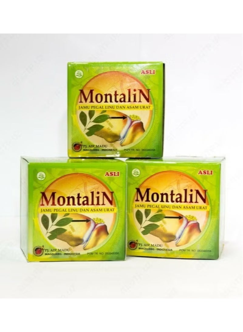 Montalin for the treatment of joint pain, bones and gout 3 packs