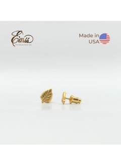 Elm Leaf Gold Earrings | Stainless Steel | Gold Plated - pzsku/Z7F9B8C3292020C2D779DZ/45/_/1731741969/0fb763ae-cab3-4a65-bd4c-ae1006c48b28