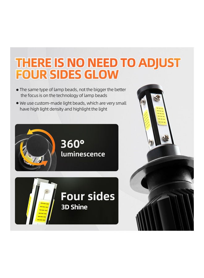 NIBEMINENT 2-Piece Waterproof Car LED Headlight Bulbs  - Image 2