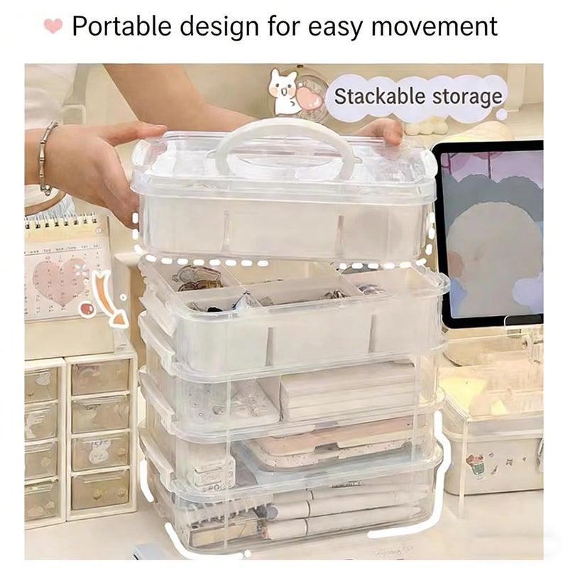 Building block storage box, tool classification box, toy building block small parts compartmentalized drawer storage organizer. - Image 5