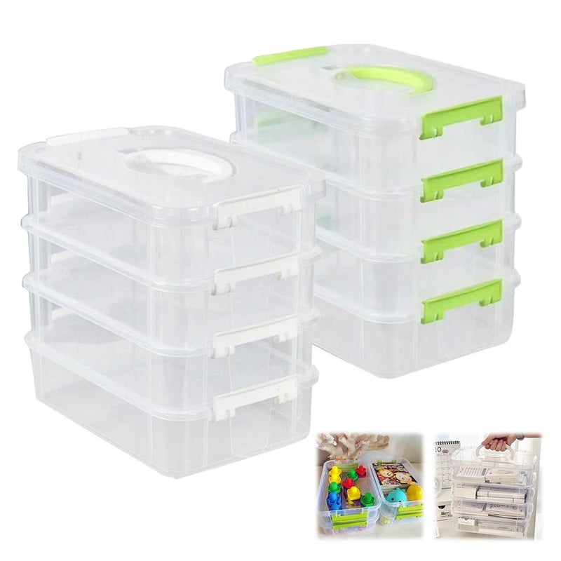 Building block storage box, tool classification box, toy building block small parts compartmentalized drawer storage organizer. - Image 2