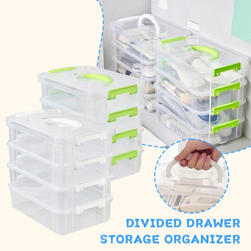 Building block storage box, tool classification box, toy building block small parts compartmentalized drawer storage organizer. - Image 4