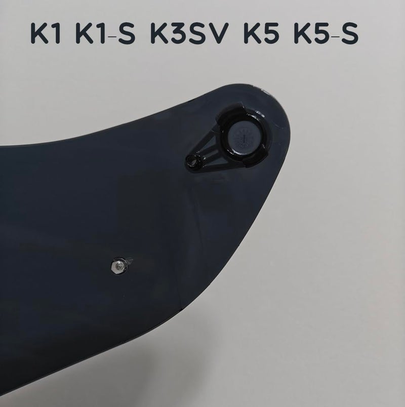 TAOHOM K1 Replacement Helmet Visor,K5 Motorcycle Helmet Face Shield Compatible with K1 K1S K3SV K5 K5S (Deep Smoke) - Image 5