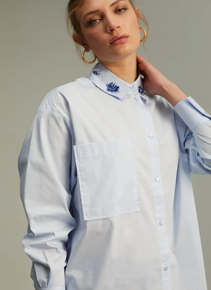 Lola Casademunt Shirt with rhinestone detail