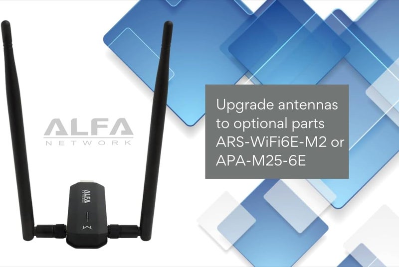 ALFA Network AWUS036AXM WiFi 6E USB 3.0 USB Adapter, AXE3000 Tri-Band 6Ghz/5.8GHz/2.4GHz, Wireless Gigabit Speed (Up to 3Gbps) - Image 3