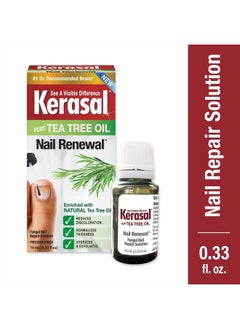 Kerasal Renewal Nail Repair Solution with Tea Tree Oil for Discolored and Damaged Nails, 0.33 Oz (Pack of 1)  - Image 5