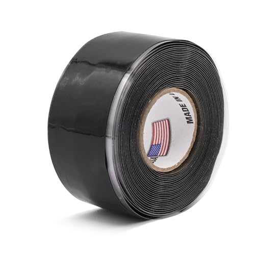 Design Engineering Quick Fix Tape 1" x 12' Roll Self-Curing, Waterproof Silicone Insulation Tape, withstands Extreme temperatures, for Multi-use Repairs - Image 2