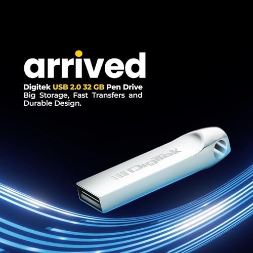 Digitek (Dud 32GB 2.0V) 32GB USB 2.0 U Disk Flash Drive, High Speed Read & Write Pen Drive, Magnetic, X-Ray & Temperature Resistant, Compatible with Windows & Mac OS - Image 2