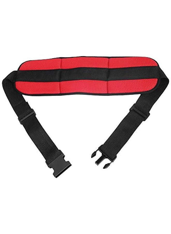 Generic Wheelchair Seats Belt, 5 Colors, Adjustable Quick Release Restraints Straps Chair Waist Lap Strap for Elderly or Legs Patients(Red)  - Image 1