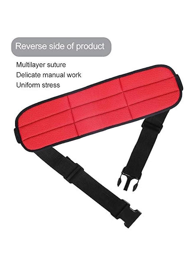Generic Wheelchair Seats Belt, 5 Colors, Adjustable Quick Release Restraints Straps Chair Waist Lap Strap for Elderly or Legs Patients(Red)  - Image 3