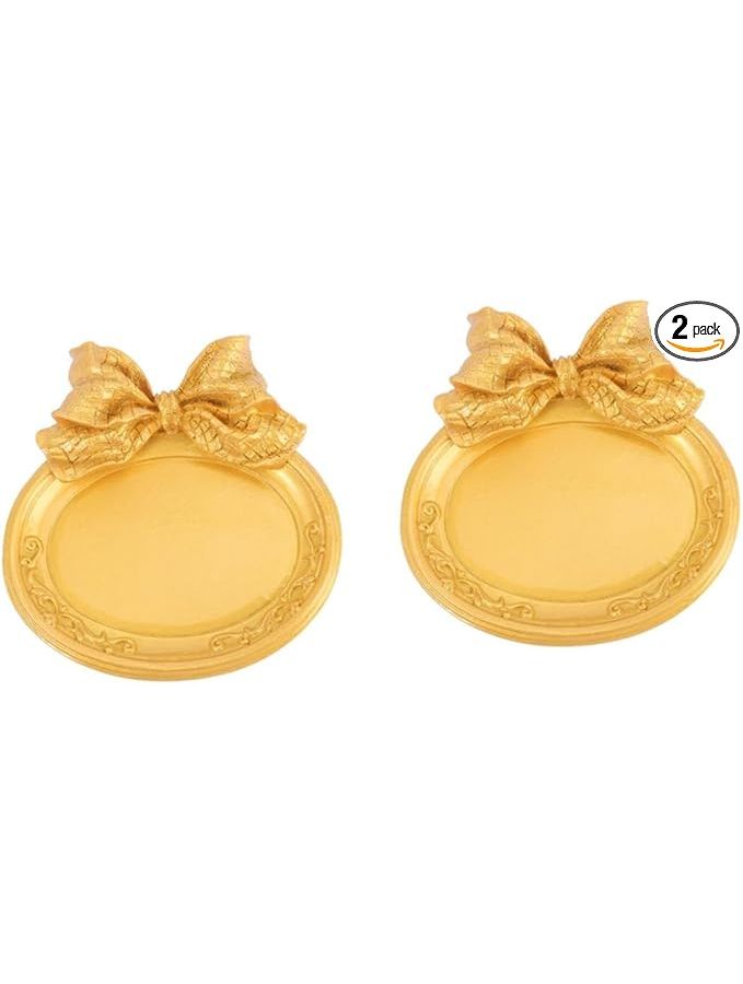 2pcs Retro Golden Photography Background Props for Home Decor Party - Image 1
