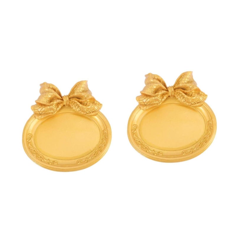 2pcs Retro Golden Photography Background Props for Home Decor Party - Image 2