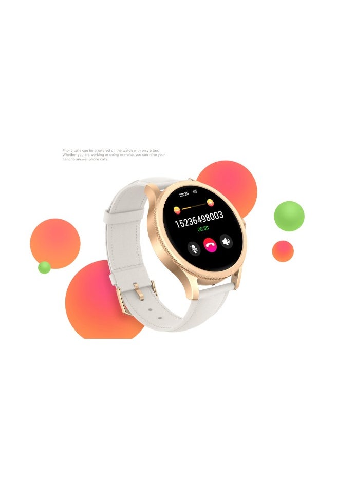 SCYKEI - Scykei Feel Smartwatch 1.27'' Semi AMOLED Display Bluetooth 5.2,Waterproof, Gold - Image 1