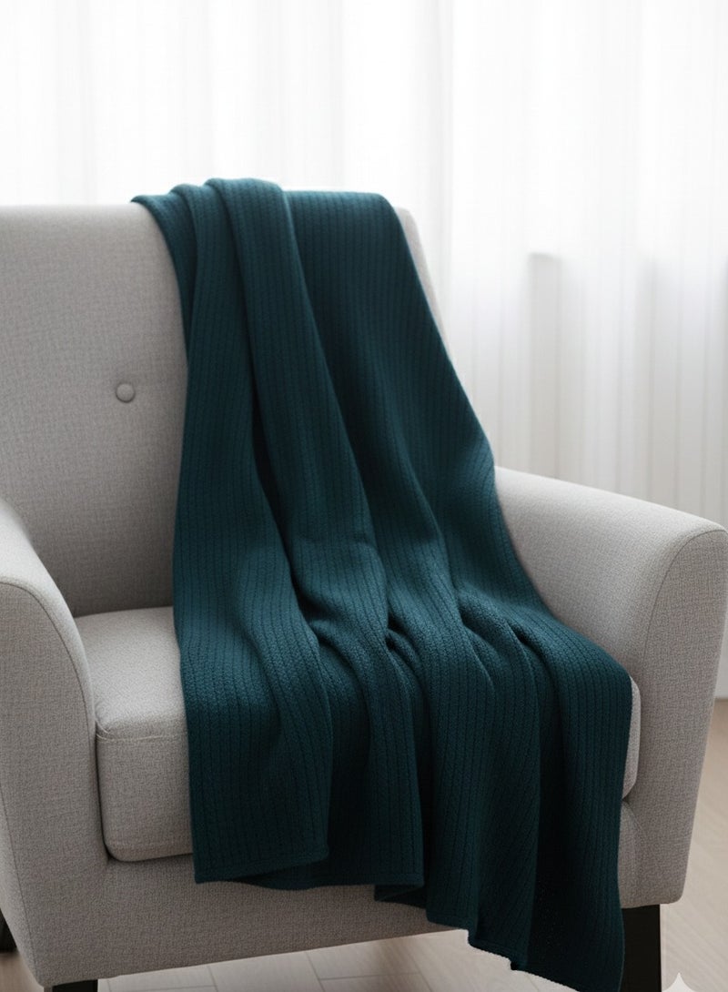 Nile Weave Elegant Egyptian Cotton Orchid Throw Blanket – ultra-soft, lightweight, and beautifully crafted. Enjoy luxurious comfort, breathable warmth, and timeless sophistication in any room. - Image 1