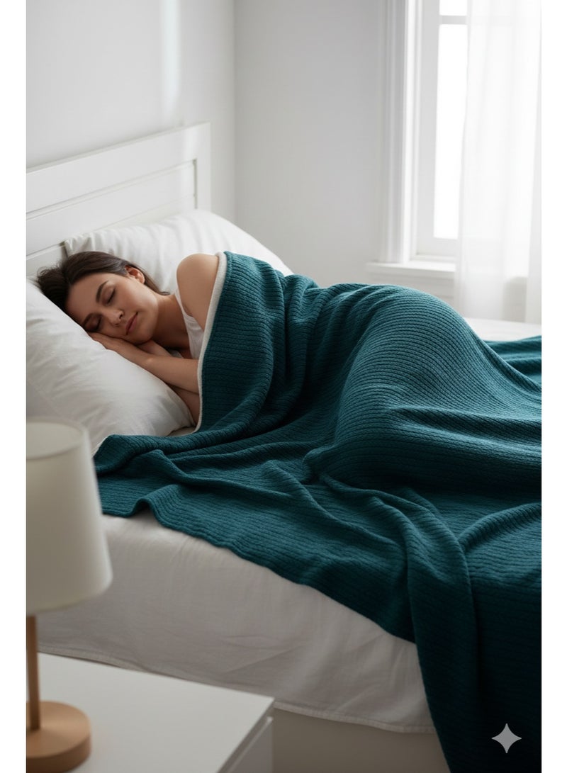 Nile Weave Elegant Egyptian Cotton Orchid Throw Blanket – ultra-soft, lightweight, and beautifully crafted. Enjoy luxurious comfort, breathable warmth, and timeless sophistication in any room. - Image 4