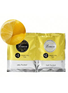 Crystal Lemon Crystals Jelly Pedicure Relaxing Bath Sea Salts SPA, Organic Foot Bath Salt Foot Spa Jelly Foot Soak Moisturizing Soothes Relieve Exfoliating Soft Feet  - Image 3