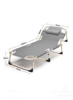 EXCLIFE Reinforced folding single bed for lunch break  - Image 1