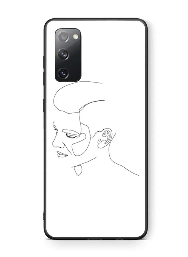 Okteq TPU Protection and Hybrid Rigid Clear Back Cover Case Male Face for Samsung Galaxy S20 FE 4G / Galaxy S20 FE 5G / Galaxy S20 FE 2022 - Image 2