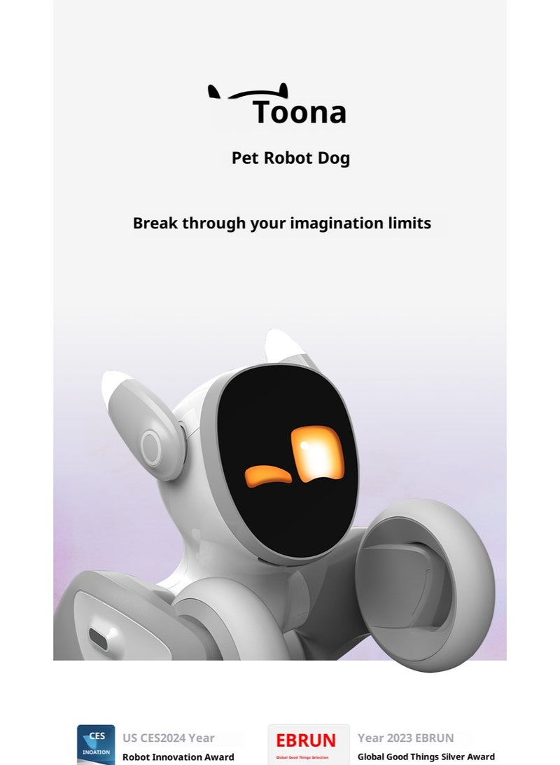 Loona Smart Robotic Dog Pet: Voice Command-Enabled, AI Embodied Intelligence, Voice Dialogue  Programmable Robot Toy – Children's Birthday Gift - Image 5