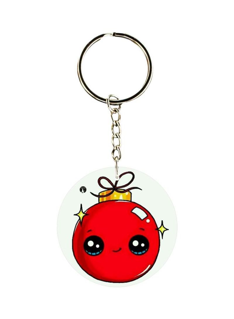 RKN The Christmas Ornaments Printed Keychain