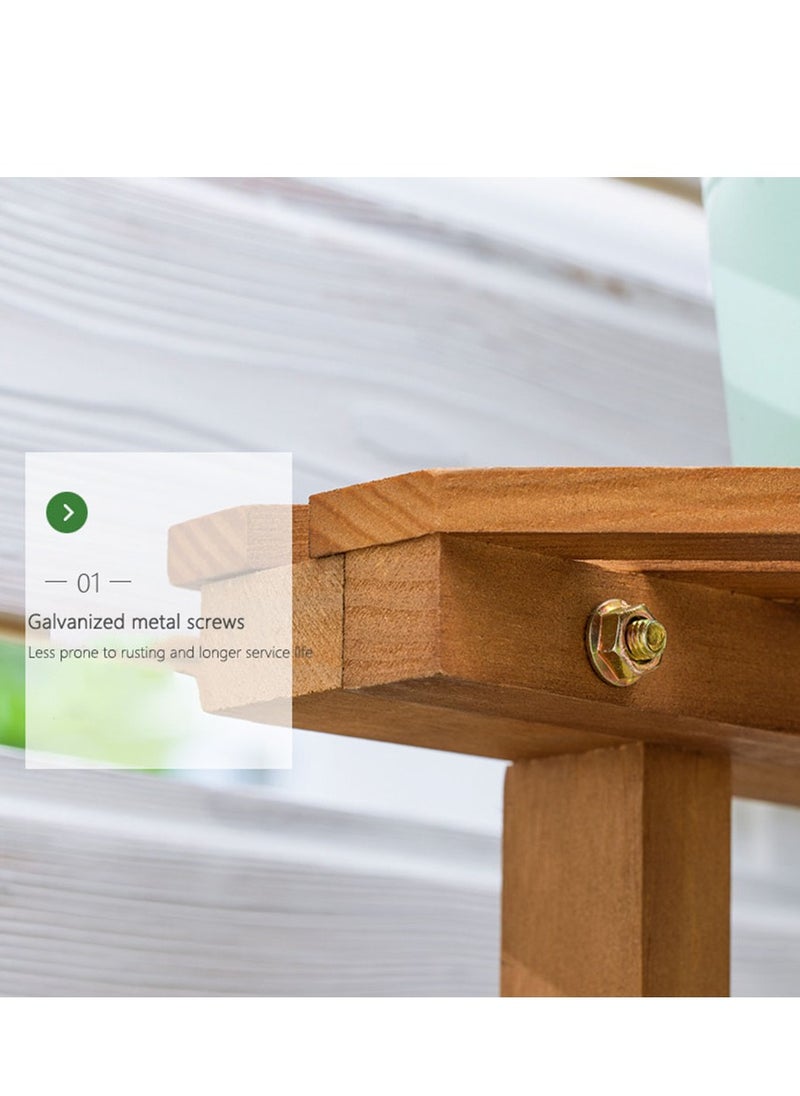 Arabest Flower Stand Wooden Plant Stand Multilayer Stand Wooden Shelf Rack Holder Planter Pots Shelves Display  - Image 4