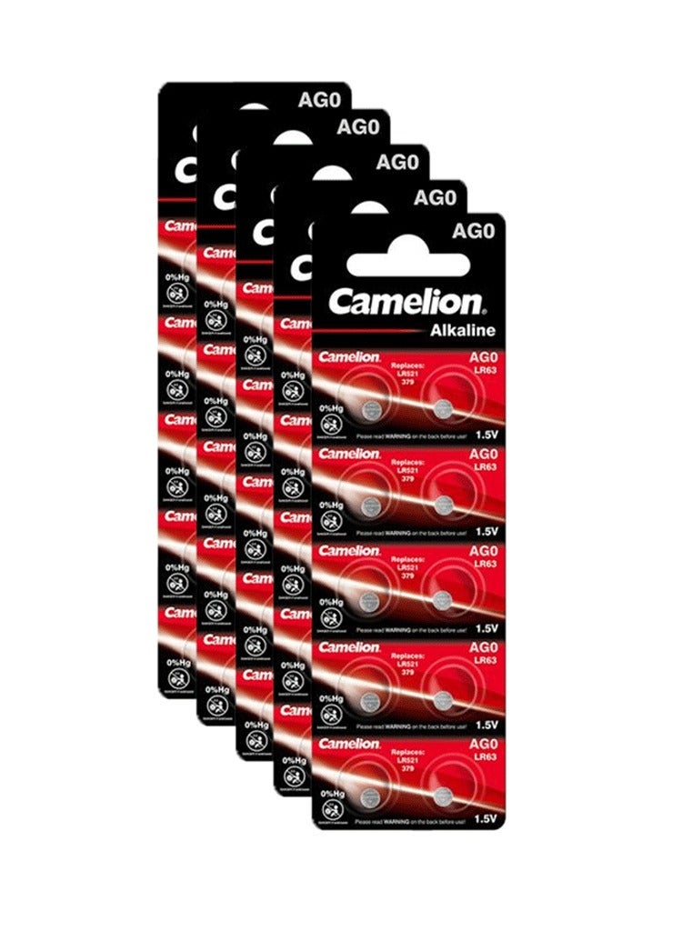 Camelion Camelion Alkaline Button Cell Batteries Ag0 - 10 Pack X5 - Image 1