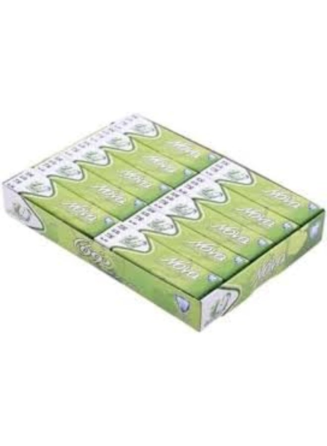 Nova Apple Gum – 5 Sticks per Pack, 12 Packs | Sweet & Chewy Apple Flavored Gum | Fun for Kids & Adults - Image 2