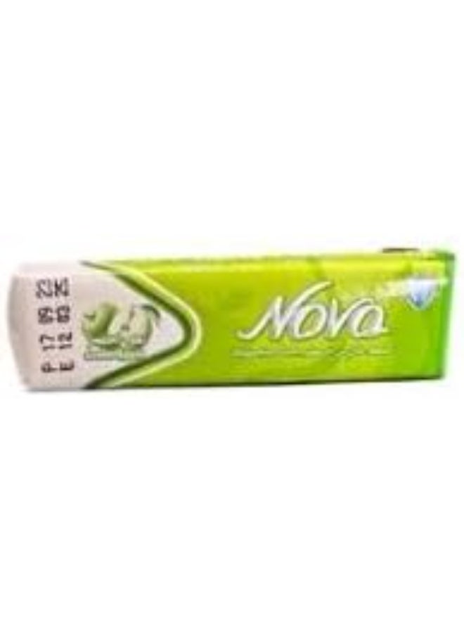 Nova Apple Gum – 5 Sticks per Pack, 12 Packs | Sweet & Chewy Apple Flavored Gum | Fun for Kids & Adults - Image 5