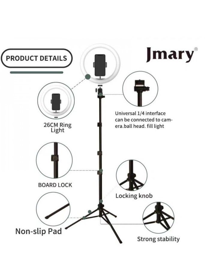 Jmary جيماري FM-536A ضوء حلقة 10 بوصة (طقم) - Image 3
