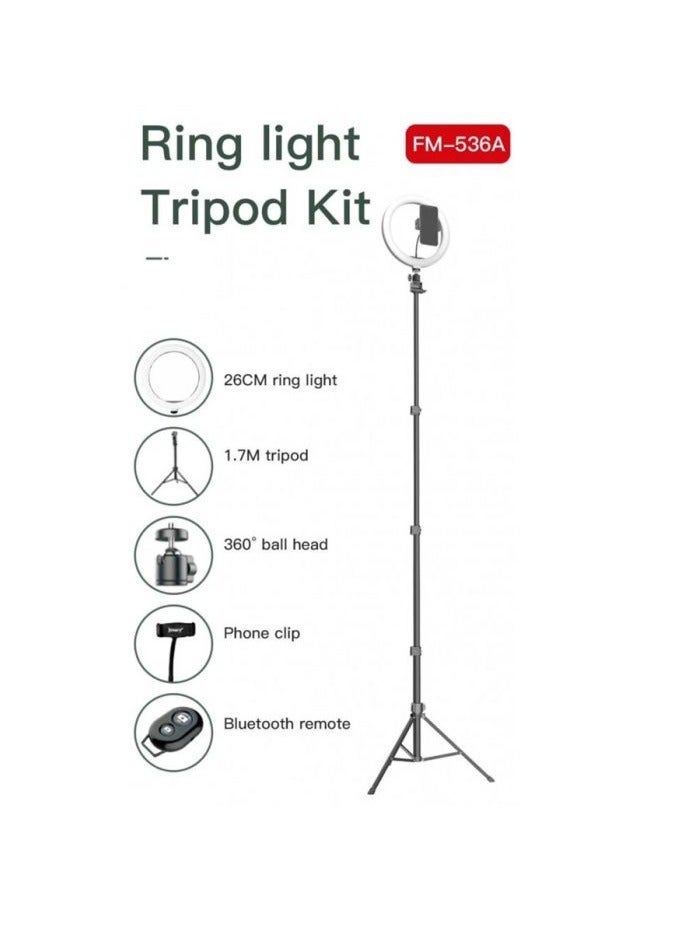 Jmary جيماري FM-536A ضوء حلقة 10 بوصة (طقم) - Image 2