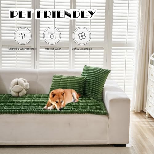 ZQFFB Pet Couch Cover Dogs Washable NonSlip Couch Protector Pet Friendly Dog Mat for Couches and Sofas - Image 3