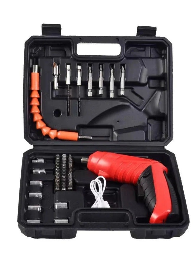 دينكس مثقاب كهربائي ذكي لاسلكي للفك والتركيب، مزود بجميع الأحجام والأشكال، بسرعة 250 دورة في الدقيقة - Image 2