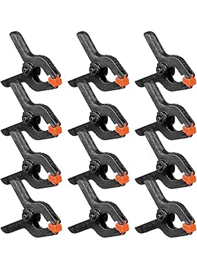 50 Pcs Photography Background Clamps Heavy Duty 2 Inch Plastic Spring Clips for Studio Backdrop Stand Muslin and Canvas Holder Photo Video Equipment - Image 1