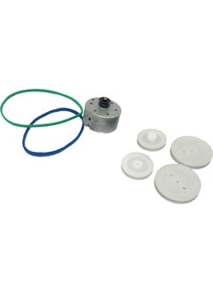 Okulstore 3455 Dc Motor and Pulley Set 7 Pieces
