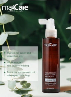 Maxcare Maxcare Revitalizing Hair Tonic Clear – Anti Hair Fall Scalp Treatment – 120ml  - Image 4