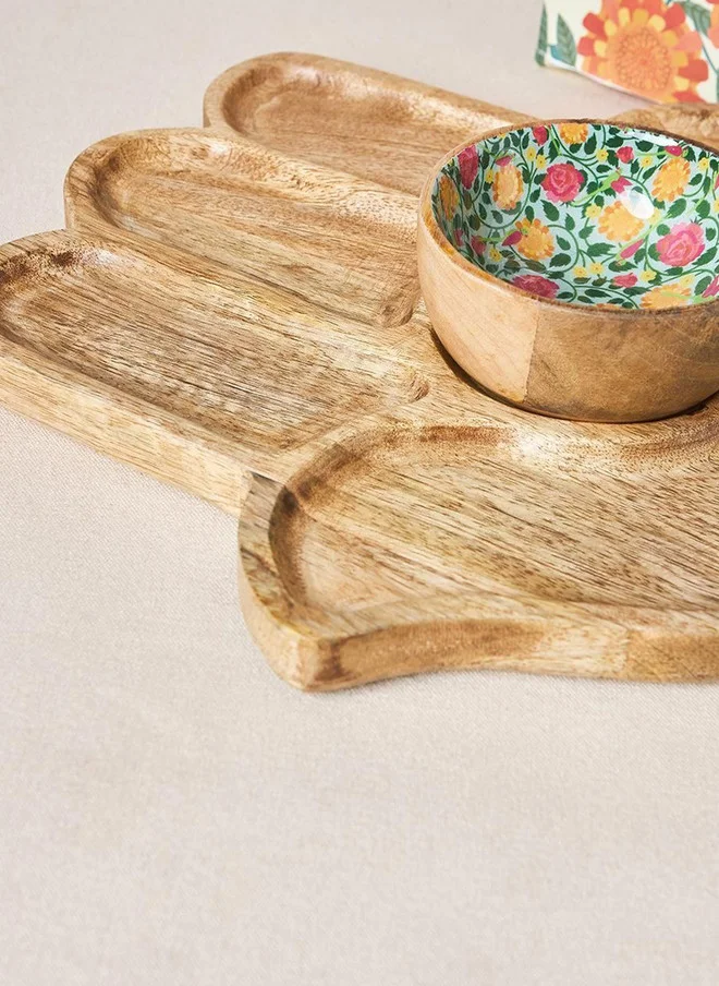 Chumbak  Rani Bagh Hamsa Platter with Dip Bowl  | Best Price UAE