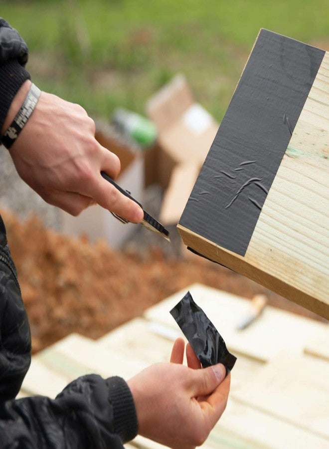 FrogTape Pro Grade Deck and Joist Flashing Tape - 2 Inch Width (1.89 in. x 50 ft) - All Weather & UV Resistant Joist Tape for Decking, Wood, Beams with Advanced Acrylic Adhesive - 13 mils - Black - Image 4