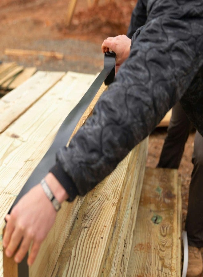 FrogTape Pro Grade Deck and Joist Flashing Tape - 2 Inch Width (1.89 in. x 50 ft) - All Weather & UV Resistant Joist Tape for Decking, Wood, Beams with Advanced Acrylic Adhesive - 13 mils - Black - Image 3