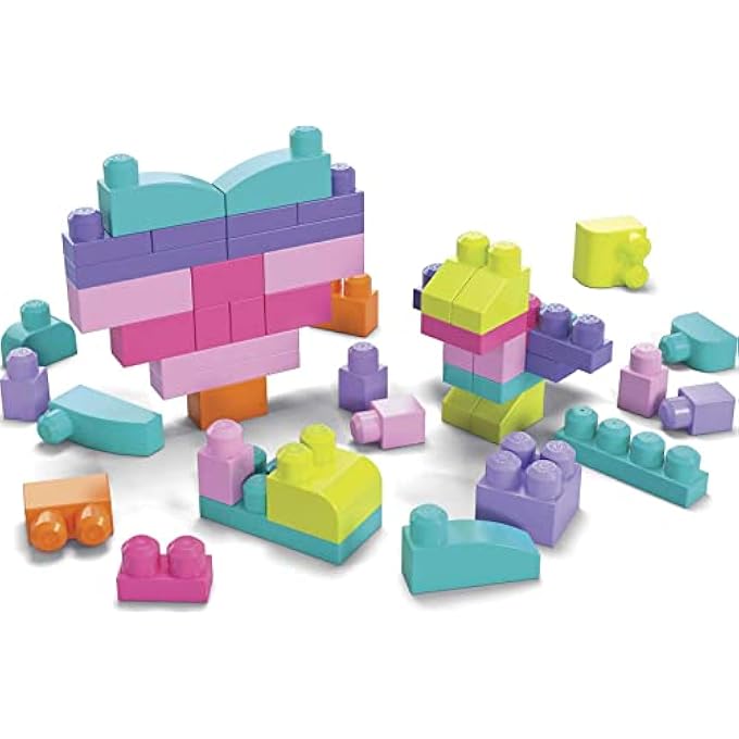 Mega Bloks FIRST BUILDERS BIG BUILDING BAG (PINK) - Image 4