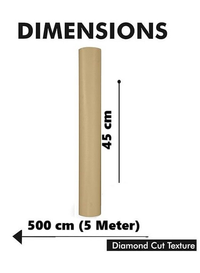 ElastPro (45 x 500 cm) EVA Useful and Multipurpose Anti Slip Mat/Sheet for Fridge, Bathroom, Kitchen, Drawer, Shelf Liner (Beige) - Image 2