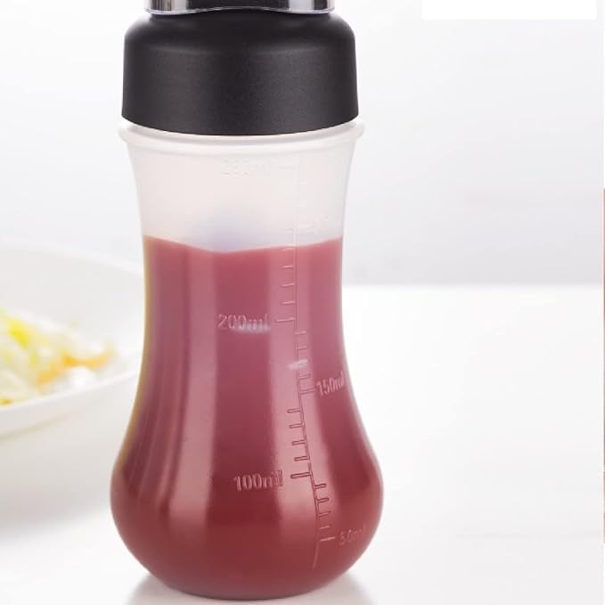 WSEYZ WSEYZ Porous Squeeze Bottle Condiment Bottles Hot Sauce Dispenser Refillable Five Hole Container with Lid Squirt Bottle Sauce Dispenser Ketchup Bottle Multipurpose Kitchen Tools Set of 2  - Image 5
