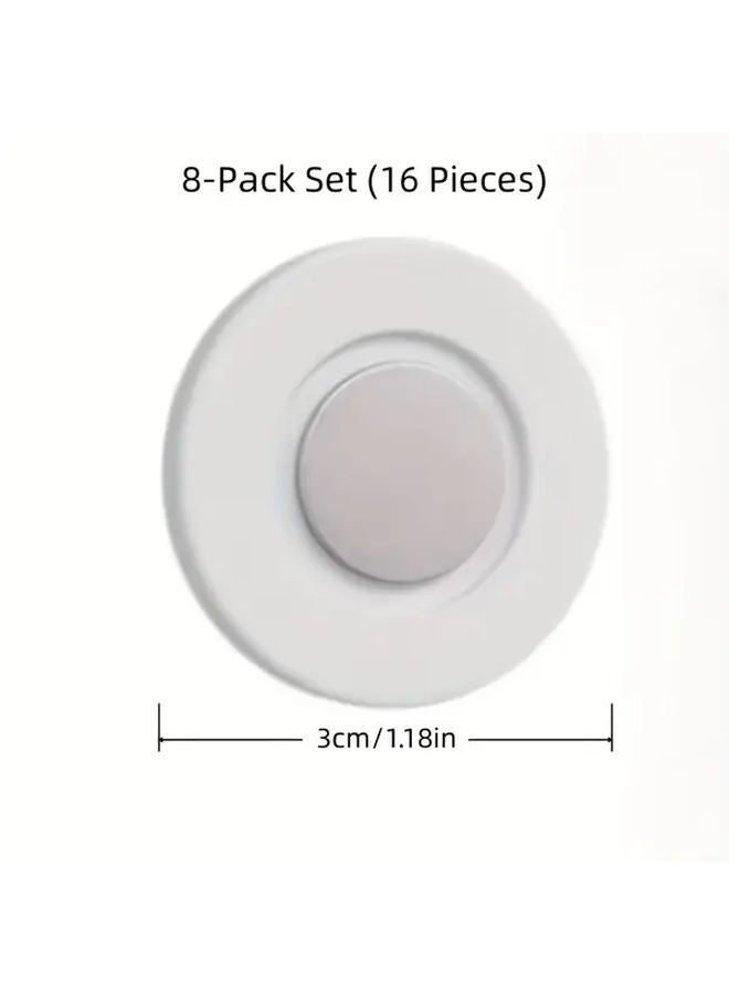 16 Pcs Magnetic Remote Control Holder No Drill Adhesive Wall Mount For TV AC - Image 4