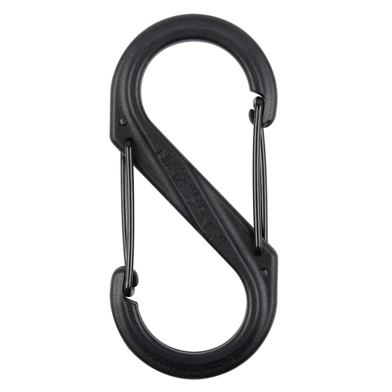 NITE IZE Carabiner Clip, 3-1/2 in., Plastic, Black - Image 2