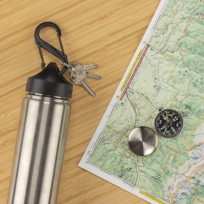 NITE IZE Carabiner Clip, 3-1/2 in., Plastic, Black - Image 5