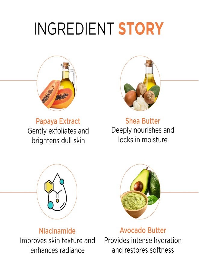 Oshea Herbals Papayaclean Radiance Body Lotion for Women & Men | Deeply Nourishes & Brightens Skin Tone | Reduces Dark Spots & Dullness | Enriched with Shea Butter | All Skin Types 400ml - Image 5