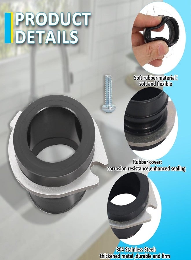 كيتوفا قطع غيار بديلة لمطحنة النفايات من نوع Flex Coupler 75499 متوافقة مع جهاز Insink-erator، وصلة تثبيت أنبوب الذيل المرن المقاوم للاهتزاز، تحل محل رقم القطعة 74085 - Image 3