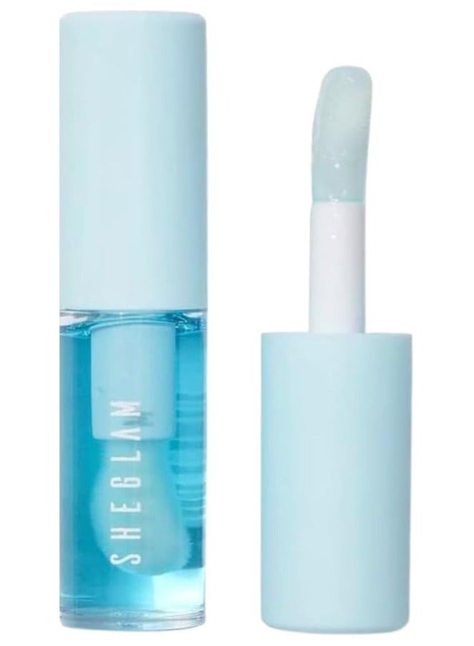 Lip Gloss Jelly Wow Hydrating Lip Oil Mali-Blue Berry  - Image 2
